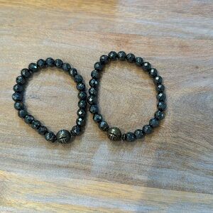 Lenny & Eva Black Bracelet Stack